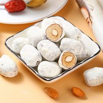 Leisurely pie 250g net red snack cheese jujube seedless red jujube dry milk jujube sandwich almond nut milk Jube