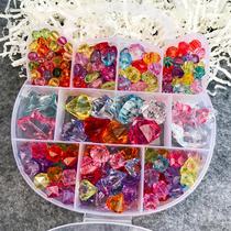 Pirate jewelry box Childrens gem plastic kindergarten girls shiny little children simulation wooden box childrens diamonds