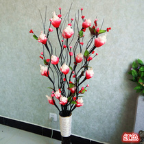 Leaf vein dried flower fake flower simulation floral set accessories ornaments porch living room floor home mixed flower arrangement bouquet