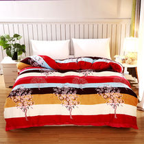 Thick flannel quilt cover piece 1 5-meter single fleece 2 0 meters double cashmere quilt plush winter