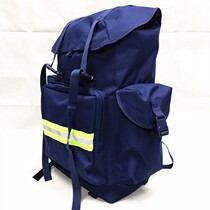 Flame blue fire fighting equipment outdoor travel large backpack blue fire rescue back bag