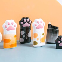 Creative Tiangao cat claw correction tape transparent film can love cute funny girl heart correction with 12 meters student stationery