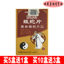 Zhi satisfied yin and yang pit viper tablets deer ginseng pit viper tablets waist and leg synovial tendon sheath sprained knee joint ischial cervical vertebra