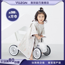 Yazan YAZAN pure cotton six layers gauze baby bath towels newborn child cloak bath towels 0-8 years old