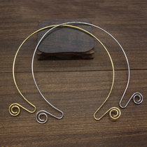 diy antique hair accessories antique metal headgear hair accessories hairpin material Luo collar