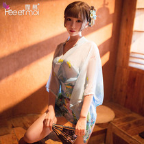 Sexy perspective Japanese uniform retro kimono Japanese passion suit erotic interest underwear female teasing midnight charm