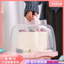Cake Boxes Reuse Transparent Plus High 6 8 10 Inch Cupcake Portable Plastic Packaging Box Home