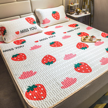 Summer mattress ice silk mat cold cushion home season student dormitory single Double Summer Super Soft Machine washable