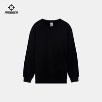 Quasi 2021 new sports round neck sweater men and women basketball running fitness loose letter print pullover top