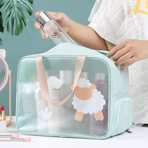 Cosmetic bag female portable large capacity 2021 new super fire travel simple portable small storage bag wash bag