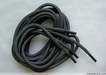 Top Joker round outdoor shoelace 4mm dark gray nylon shoe rope for sports shoes outdoor shoes