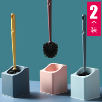 Brush with dead-angle creative toilet brush free punching toilet brush long handle household cleaning toilet brush