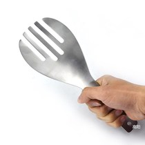 Stainless Steel Rice Spoon Large Restaurant Dining Spatula Rice Spoon Plastic Padded Commercial Non-stick Rice Pine Forks