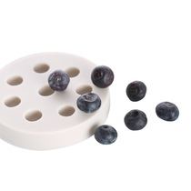 New Blueberry Raspberry turn candy cake silicone mold dry pace decoration Mousse chocolate baking tool Clay