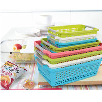 Poly 100 Guest plastic Colorful Containing Basket Dispensing Basket Rectangular desktop Basket Manufacturer Direct 