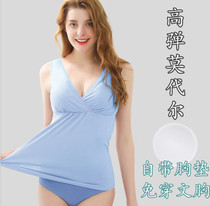  Confinement breastfeeding vest breastfeeding-free bra Modal cotton summer pregnant women thin maternity vest type sling