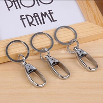 Old simple keychain metal key ring accessories men and women waist hanging students commonly used key chain