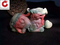 Nanhong Yanyuan colorful agate hand play pieces