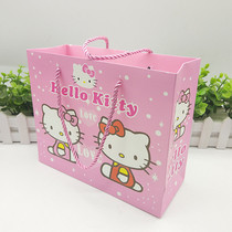 KT cat cartoon gift bag cute return gift bag childrens birthday gift packaging bag Doraemon paper bag