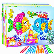 Diamond painting crystal stickers 3D mosaic three-dimensional stickers Handmade DIY production of educational toys