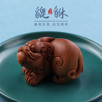 Fu Yunchang India Laoshan Honolulu Sandalwood Carvings of the Swaying Pieces of the Swaying Pieces of the Mood Play Zen of Zen Craftsmanship Gifts