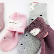 Thickened towel socks new Bagi childrens wool socks boneless socks winter cotton warm