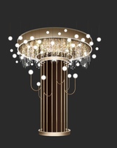 Wedding Hall renderings wrought iron edging round lamp floral hanging pillar shape psd layered wedding props