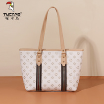 Woodpecker Bag 2021 New Shoulder Bag Women Large Capacity Fashion Hand bag Simple Tide Old Flower Tote Bag