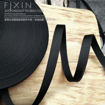 Black new Shengji encrypted nylon 1CM wide professional camera strap webbing accessories 2 yuan meters