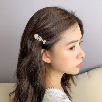 Hair card 2021 summer new net red fish bone banghai side clip hairclip female temperament 2020 a word clip headgear