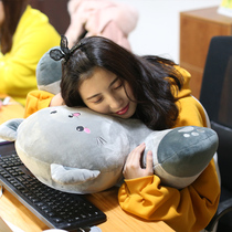 Pillow Super soft cute girl cartoon bed childrens cushion suede fashion sofa personality car car Office