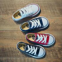  Parent-child canvas shoes Children white shoes spring girl baby 1 year old 3 board shoes 2 white sneakers 4 girls cloth shoes boy