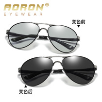 2020 new polarized sun glasses mens sunglasses color night vision glasses driving Special Anti ultraviolet driving tide