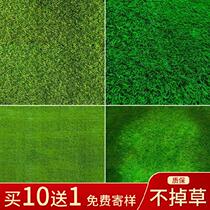 Simulation lawn artificial decoration outdoor plastic cushion green moss enclosure to hit card door head artificial carpet leaves