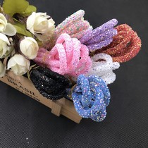 AB hallucination 6MM sequin round drill strip glitter tube DIY handmade bow hair jewelry material accessories