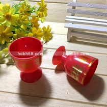 Red Plastic Small Wine Glass Wedding Small Wine Taverless Goblet Cup Toast Toast Toast With Cup Of Wine Glass Wedding Celebration Wedding Celebration