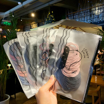 Temperament Hairband Korean fine hair rope adult female small leather band female tie head Net Red simple head rope leather cover head accessories