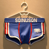 Tide men cotton panties sexy mens boxer pants color printing Korean style new four corner pants Summer Shorts