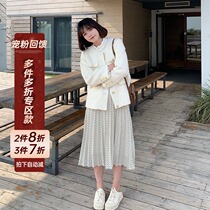 (2 pieces 8-fold 3 pieces 7-fold zone section) big code fat mm small fragrant wind jacket female autumn winter display slim wool blouse