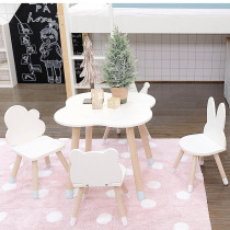 Custom ins Nordic childrens table and chair set Baby kindergarten table and chair Childrens desk solid wood writing desk