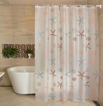 Bathroom water curtain bathing waterproof water curtain toilet shower room curtain curtain shower room high-grade simple