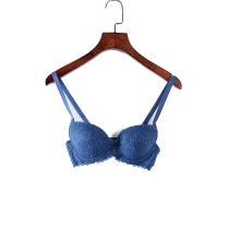 Dai brand new counter retreat cabinet blue lace lace sexy upper support breathable bra 71378