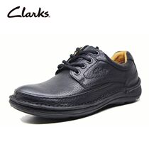 Clarks Qile mens shoes spring Nature Three British low-top comfortable air cushion king lace-up casual leather shoes