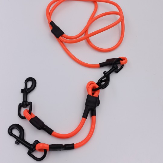 Walking the dog with one head, one drag, one drag, two heads, one drag and two traction ropes, small and large dogs, explosion-proof, water-proof and odor-proof