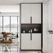 Dust-proof to the top American Integrated Household light luxury wooden economy style small house entry shoe cabinet entrance entrance Entry Entry