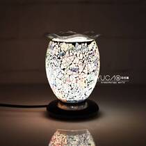 New indoor essential oil aromatherapy lamp Essential oil lamp Mosaic aromatherapy machine Household plug-in bedroom aromatherapy lamp Romantic smoke