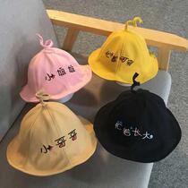 Childrens fisherman hat Baby hat Boys and girls tide brand hip-hop baby summer hat sun hat spring and summer breathable