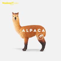 wantmoin play model children simulation poultry farm model toy alpaca grass mud horse camel animal