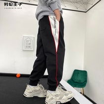 Boy pants cotton spring and autumn 12 large children casual pants boys sports pants children thin loose 15 years old