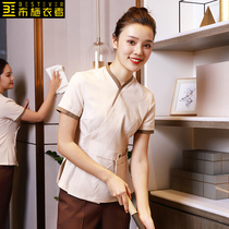 Masters cleaning overalls female hotel rooms cleaners short-sleeved property cleaners aunts summer clothes